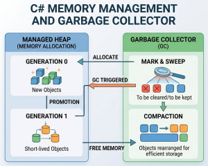 C# Memory Management: Garbage Collector, Generations, and Performance Tips