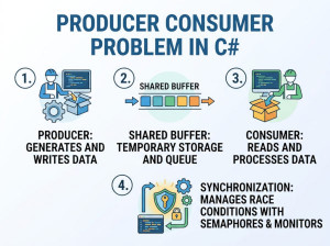 Producer Consumer Problem in C# with Threading, BlockingCollection, and Channels