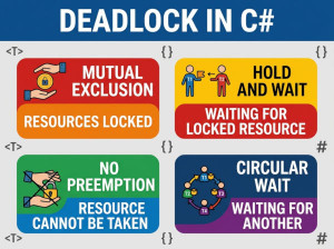 Deadlock in C#: Definition, Examples, Causes, Prevention, and Best Practices