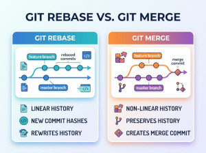 Git Rebase vs Merge: Differences, Examples, Best Practices and Use Cases