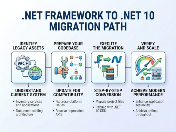 Migrating from .NET Framework to .NET 10: Complete Modernization Guide Migrating from .NET Framework to .NET 10: Complete Modernization Guide