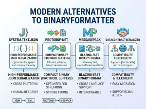 Modern Alternatives to BinaryFormatter in .NET: Secure Serialization Guide